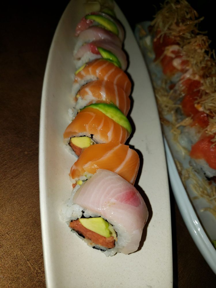 Order Crazy Fish Roll food online from Lan Pan-Asian Cafe store, Miami on bringmethat.com