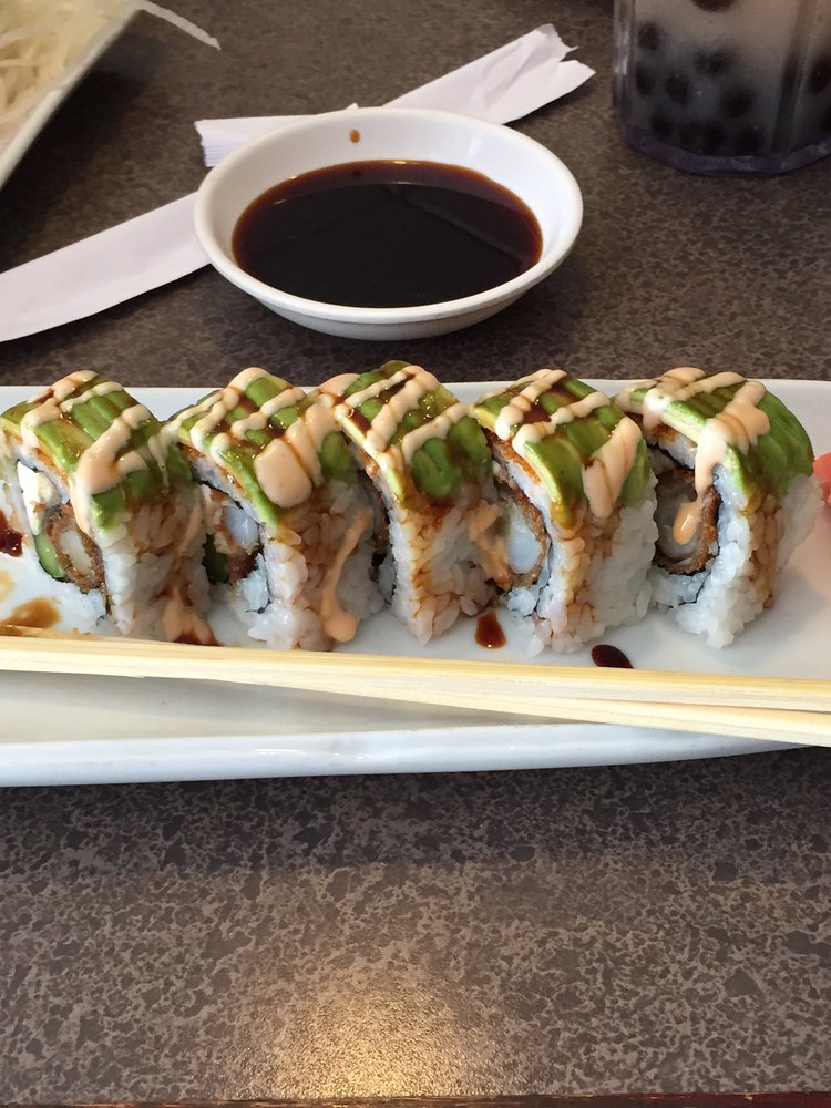 Order Dragon Roll food online from Lan Pan-Asian Cafe store, Miami on bringmethat.com