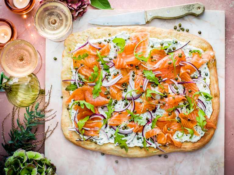 Order Smoked Salmon food online from Essensia Restaurant & Lounge store, Miami Beach on bringmethat.com