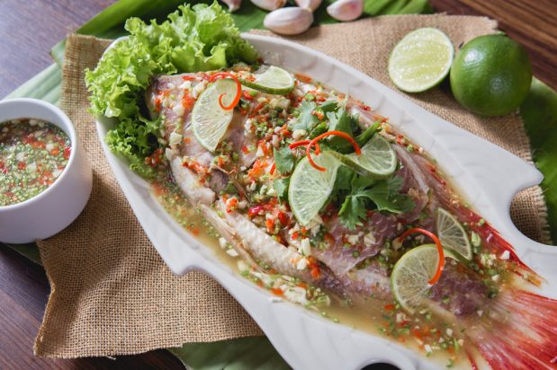 Order Yellow Tail Snapper food online from Essensia Restaurant & Lounge store, Miami Beach on bringmethat.com