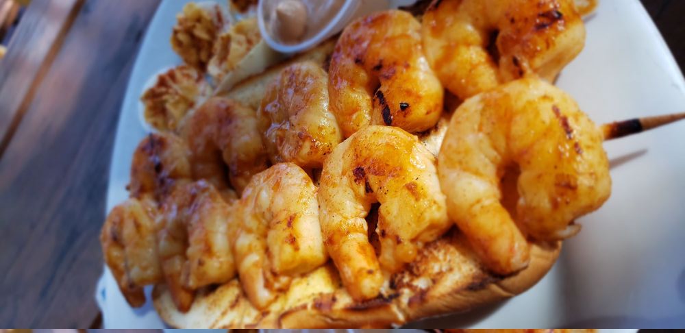 Order BBQ Shrimp food online from The Ozona Pig store, Palm Harbor on bringmethat.com
