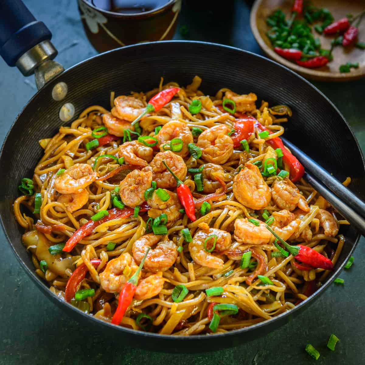 Order Shrimp Chow Mein food online from Chen's Garden store, Cape May on bringmethat.com