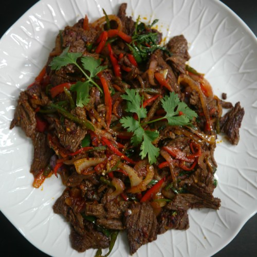 Order Hot & Spicy Beef food online from Chen's Garden store, Cape May on bringmethat.com