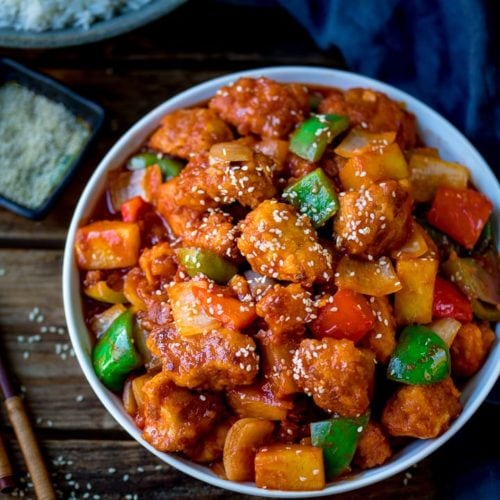 Order Sweet & Sour Chicken food online from Chen's Garden store, Cape May on bringmethat.com