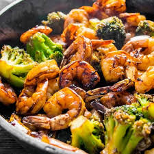 Order Steamed Shrimp with Broccoli food online from Chen's Garden store, Cape May on bringmethat.com