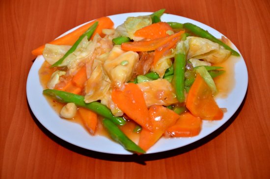 Order Mixed Vegetable in Garlic Sauce food online from Chen's Garden store, Cape May on bringmethat.com