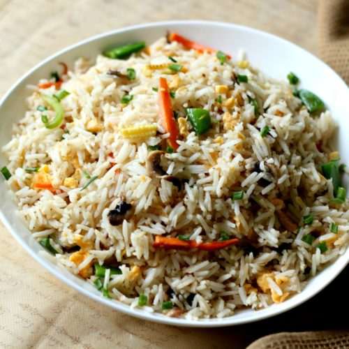 Order Vegetable Fried Rice food online from Chen's Garden store, Cape May on bringmethat.com