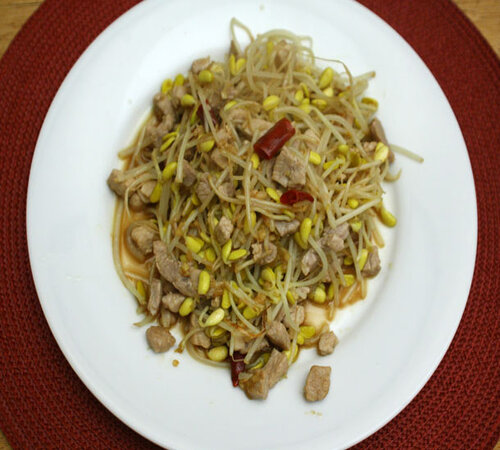 Order Roast Pork with Bean Sprouts food online from Chen's Garden store, Cape May on bringmethat.com
