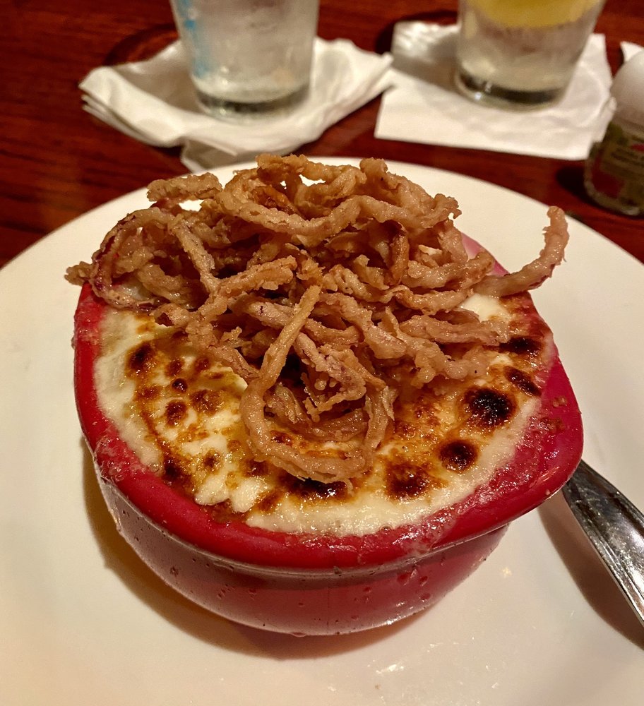 Order FRENCH ONION SOUP food online from Big Bear Brewing Company store, Coral Springs on bringmethat.com