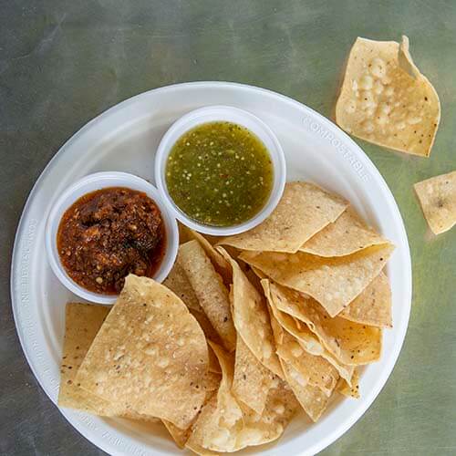 Order Salsa with Chips food online from Shorty's Bar-b-q store, Doral on bringmethat.com