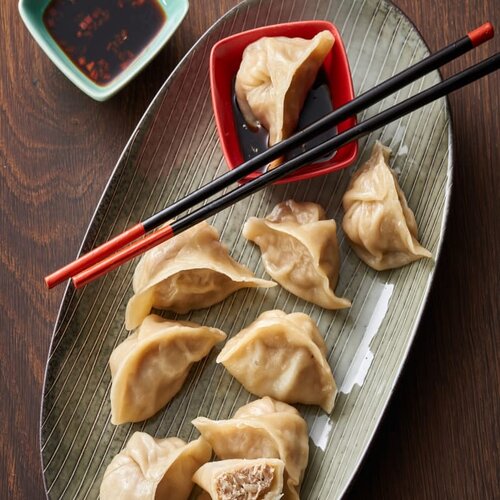 Order Fried Or Steamed Dumplings (8) food online from Panda Chinese Restaurant store, Blackshear on bringmethat.com