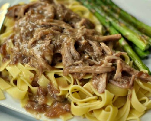 Order Noodle with Roast Pork food online from King's Chef store, Belmar on bringmethat.com