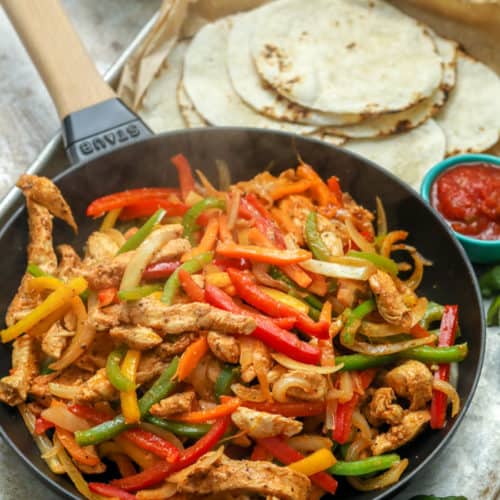 Order Chicken Fajitas Salad food online from La Hacienda store, Americus on bringmethat.com
