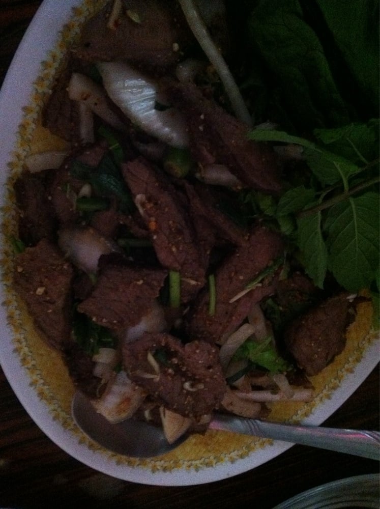 Order Plah Neau (Beef Salad) food online from Sala Thai store, Honolulu on bringmethat.com