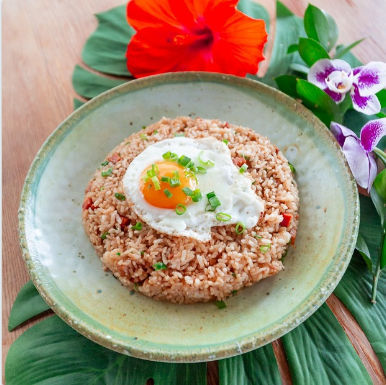 Order Mini Fried Rice with Eggs food online from Highway Inn Restaurant, Catering and Seafood store, Waipahu on bringmethat.com
