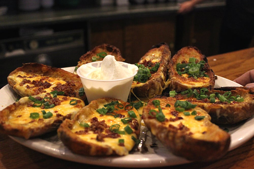 Order Potato Skins food online from Village Tavern and Grill store, Carol Stream on bringmethat.com