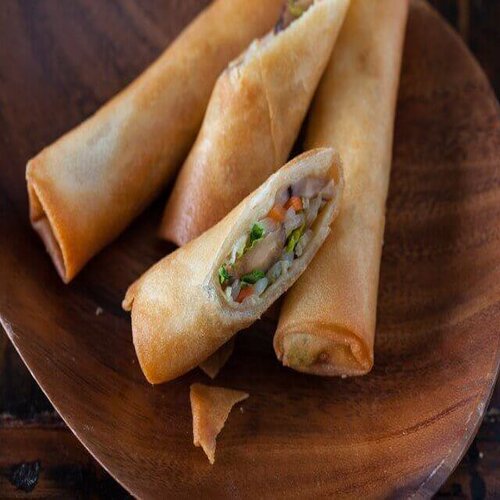 Order Vegetables Spring Roll food online from China King Restaurant store, Alton on bringmethat.com