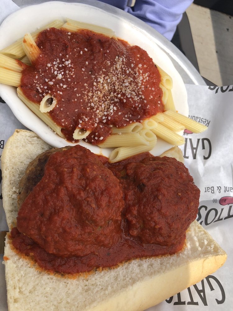 Order MEATBALL SANDWICH food online from Gatto's Italian Restaurant & Bar store, Tinley Park on bringmethat.com