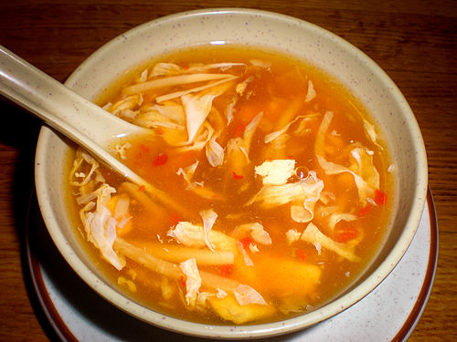 Order Hot And Sour Soup food online from Great Wall Restaurant store, Rockford on bringmethat.com