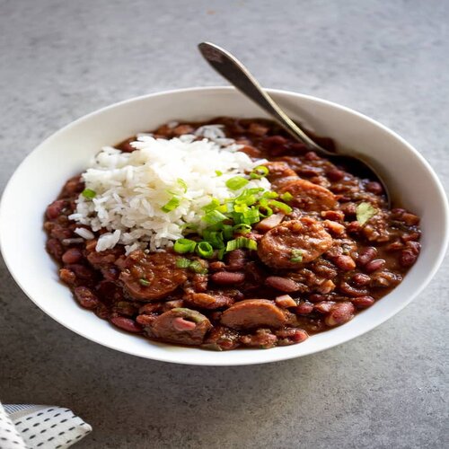 Order Red Beans & Rice   food online from Lotawata Creek store, Fairview Heights on bringmethat.com