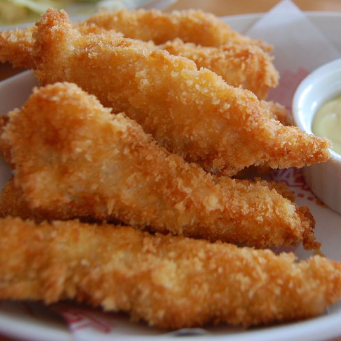 Order Chicken Fingers (3 Pieces) food online from El Rodeo store, Richmond on bringmethat.com