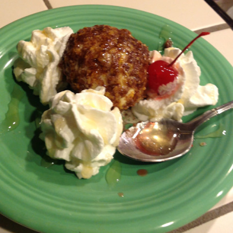 Order Sopapilla With Ice Cream food online from El Rodeo store, Richmond on bringmethat.com