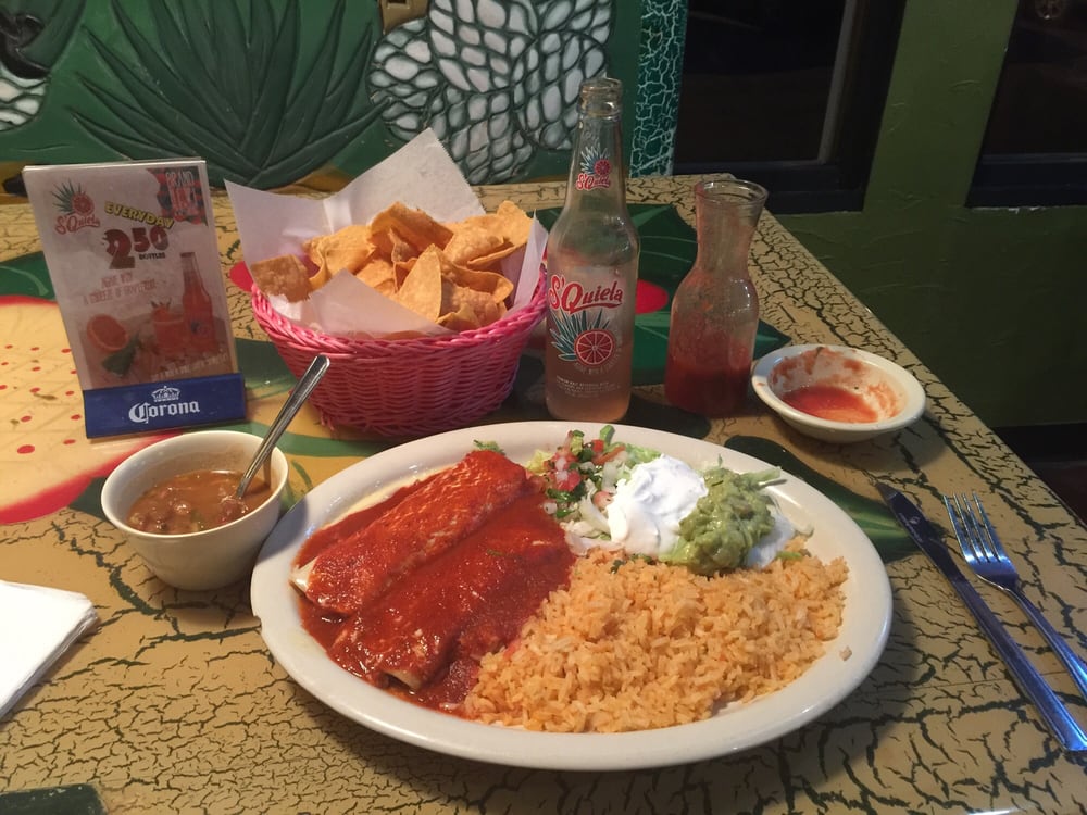 Order Enchilada Sabrosa food online from Cebolla's Mexican Grill store, Fort Wayne on bringmethat.com