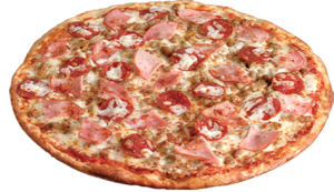 Order Meat Pizza food online from Gino's Pizza and Spaghetti House store, Saint Albans on bringmethat.com