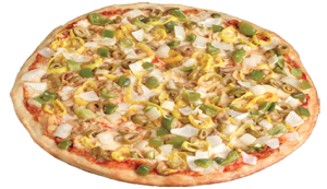 Order Veggie Pizza (9 inch) food online from Gino's Pizza and Spaghetti House store, Saint Albans on bringmethat.com