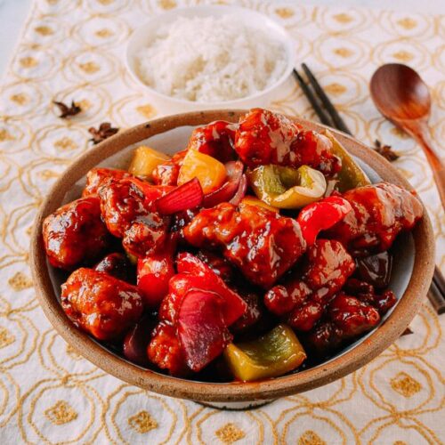 Order Sweet And Sour Pork Or Chicken food online from Hong Kong Chinese Restaurant store, Weirton on bringmethat.com