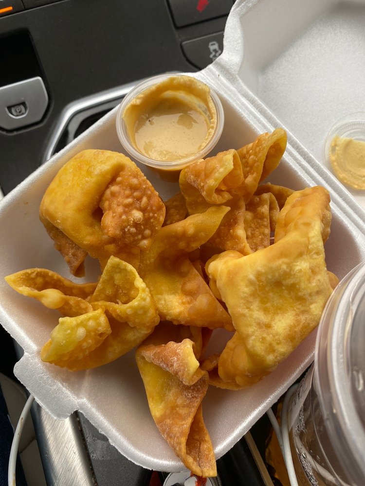 Order Crab Rangoon (6) food online from China Food store, Baton Rouge on bringmethat.com