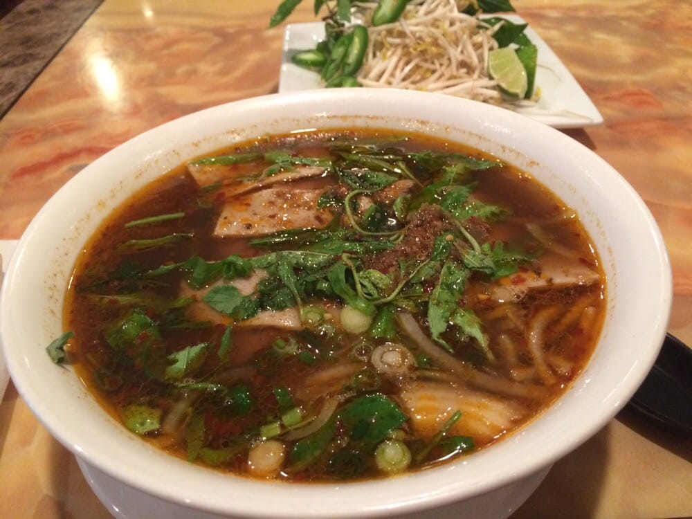 Order Spicy Beef Noodle Soup food online from Pho Orchid Restaurant store, Metairie on bringmethat.com