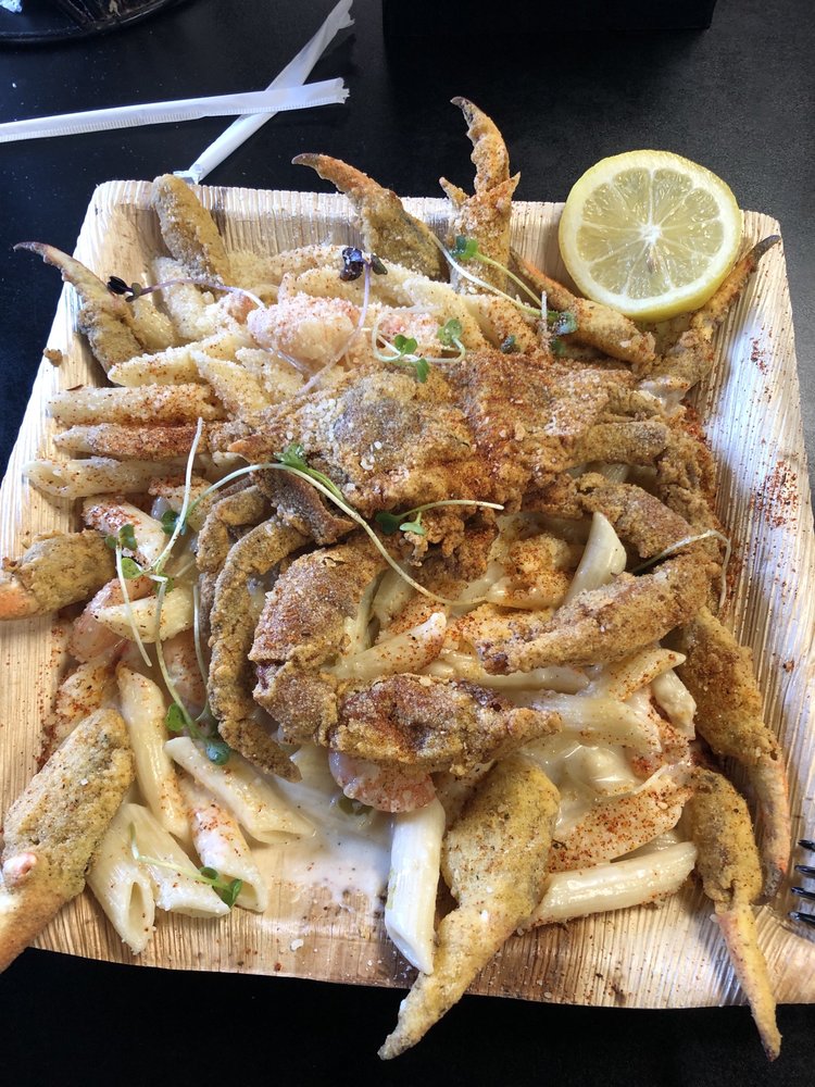 Order Venice Crab Trap Pasta food online from Seithers Seafood store, New Orleans on bringmethat.com