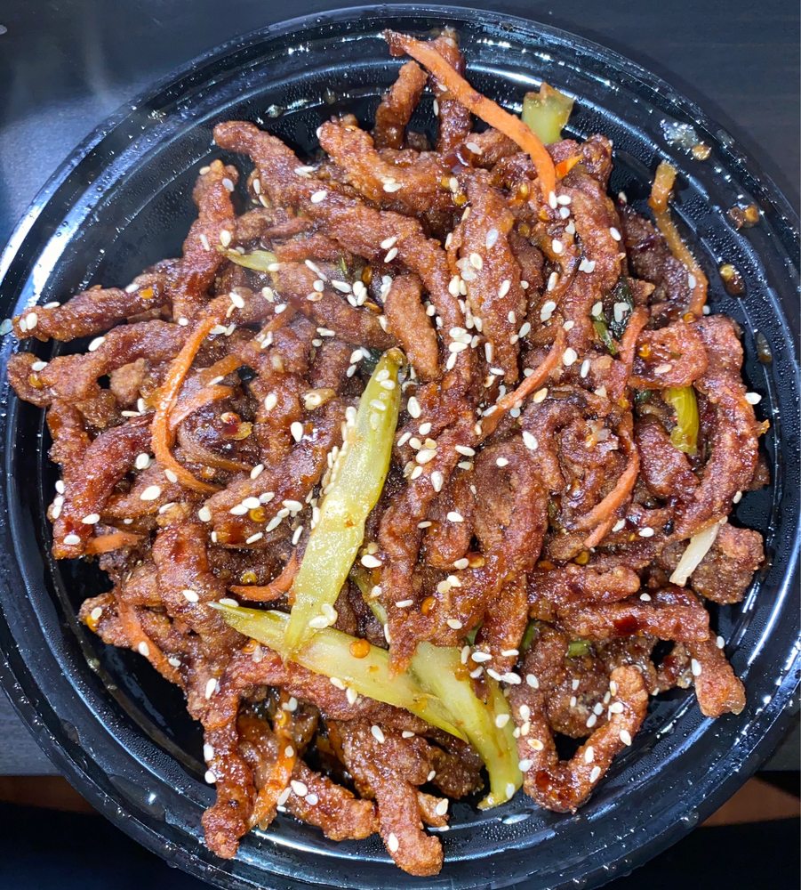Order Szechuan Crispy Beef  food online from House of Foong Lin store, Bethesda on bringmethat.com