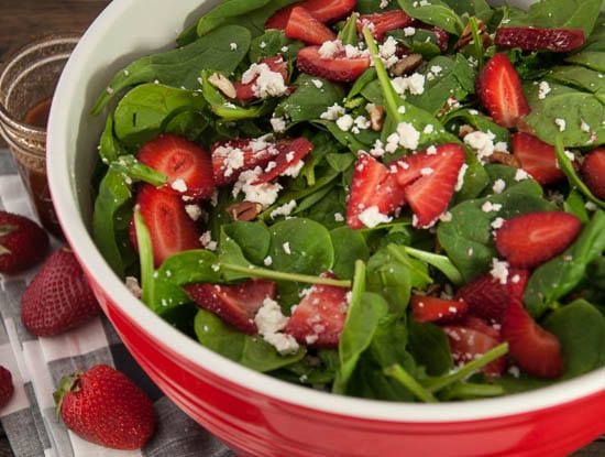 Order Spinach and Feta Salad food online from Vin 909 Winecafe store, Annapolis on bringmethat.com