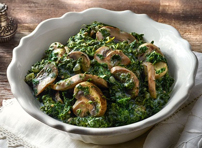 Order Creamed Spinach and Mushrooms food online from Vin 909 Winecafe store, Annapolis on bringmethat.com