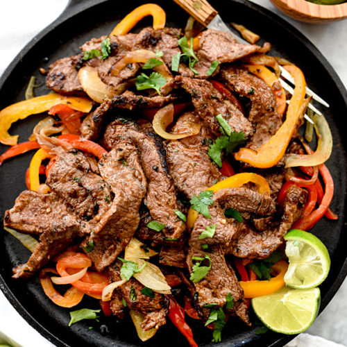 Order Grilled Steak Fajita Platter food online from California Tortilla store, Frederick on bringmethat.com