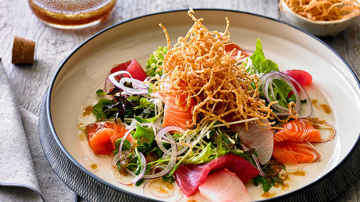 Order Sashimi Salad food online from Sharaku store, West Bloomfield on bringmethat.com