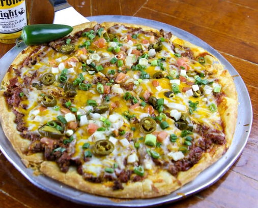 Order Mexican Pizza	 food online from Cantina Mexican Grill store, Grand Rapids on bringmethat.com