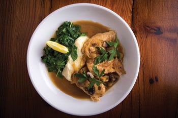 Order GF Chicken Marsala food online from Biaggi's store, Maple Grove on bringmethat.com