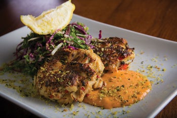 Order Lump Crab Cakes food online from Biaggi's store, Maple Grove on bringmethat.com