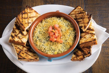 Order Spinach & Artichoke Dip food online from Biaggi's store, Maple Grove on bringmethat.com