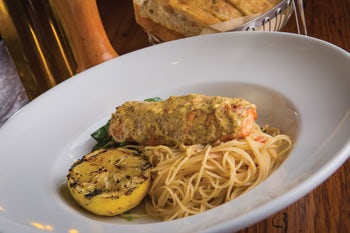 Order Dijon Salmon food online from Biaggi's store, Maple Grove on bringmethat.com