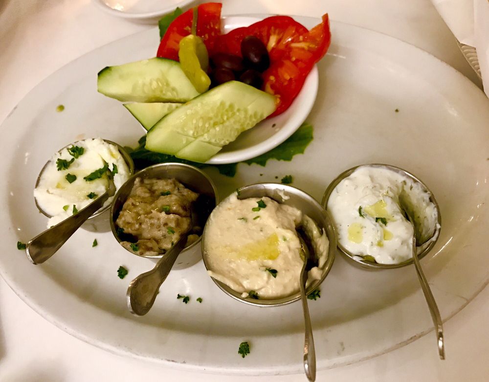 Order Dip Sampler food online from Christos Greek Restaurant store, Minneapolis on bringmethat.com