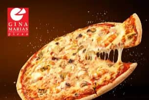 Order Deep Dish Veggie Pizza (Small 10" Deep Dish) food online from Gina Marias Pizza - Eden Prairie store, Eden Prairie on bringmethat.com