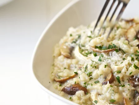 Order Chicken and Mushroom Risotto food online from Zelo store, Minneapolis on bringmethat.com