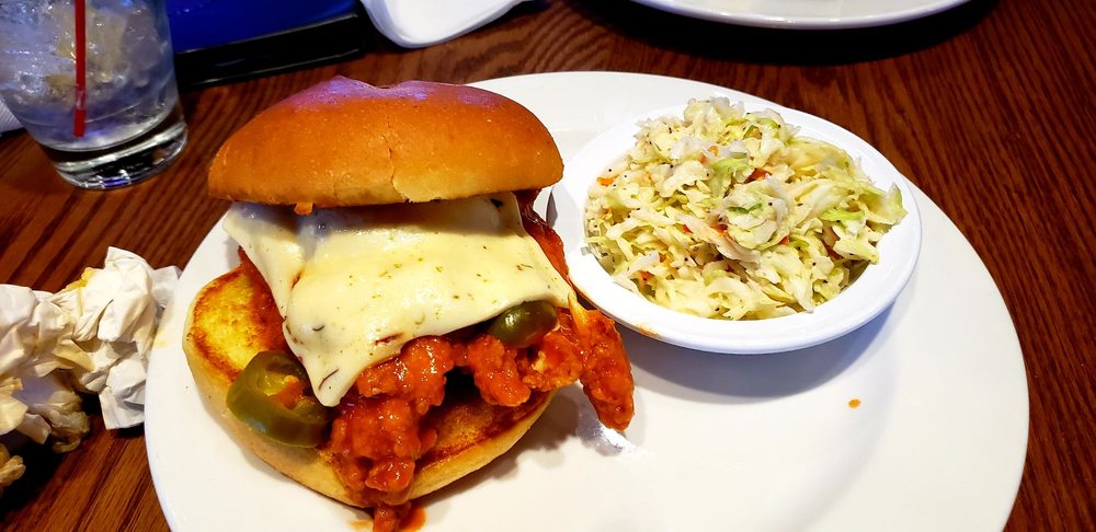 Order Hot Chicken Melt food online from Syberg's Dorsett store, Maryland Heights on bringmethat.com