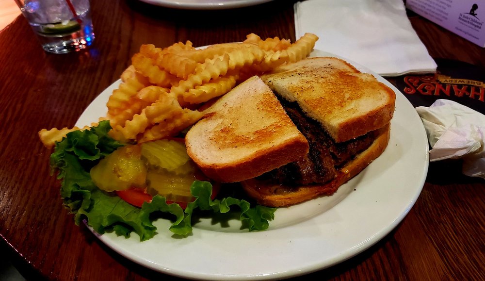 Order Fitzgerald's Burger food online from Syberg's Dorsett store, Maryland Heights on bringmethat.com