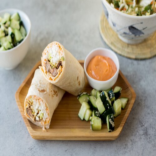 Order Steak Burrito food online from El Maguey store, Oak Grove on bringmethat.com