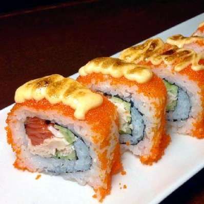 Order White Tiger Roll  food online from Cafe Mochi store, Saint Louis on bringmethat.com